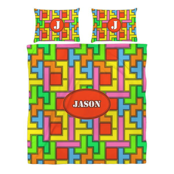 Tetromino Duvet cover Set - Queen - Alt Approval