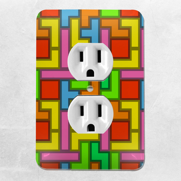 Tetromino Electric Outlet Plate - LIFESTYLE