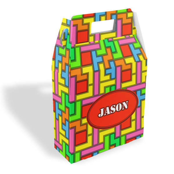 Custom Tetromino Gable Favor Box (Personalized)