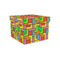 Tetromino Gift Boxes with Lid - Canvas Wrapped - Small - Front/Main