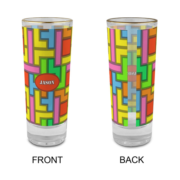 Tetromino Glass Shot Glass - 2 oz - Single - APPROVAL