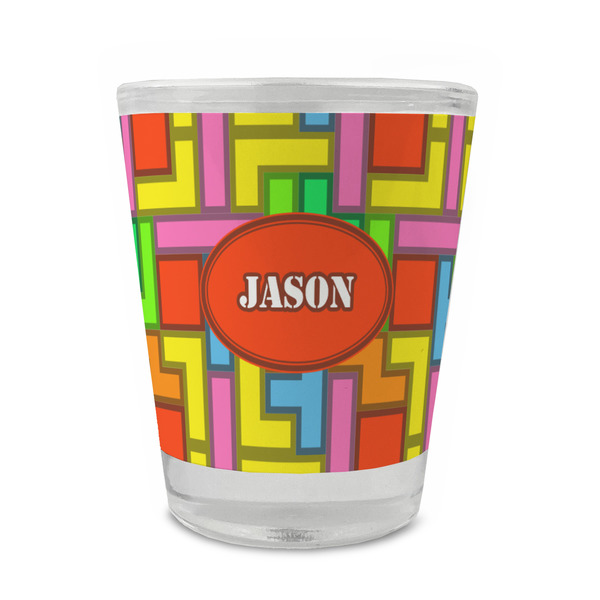 Tetromino Glass Shot Glass - Standard - FRONT