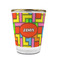 Tetromino Glass Shot Glass - 1.5 oz - with Gold Rim - Single (Personalized)