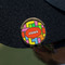 Tetromino Golf Ball Marker Hat Clip - Gold - On Hat