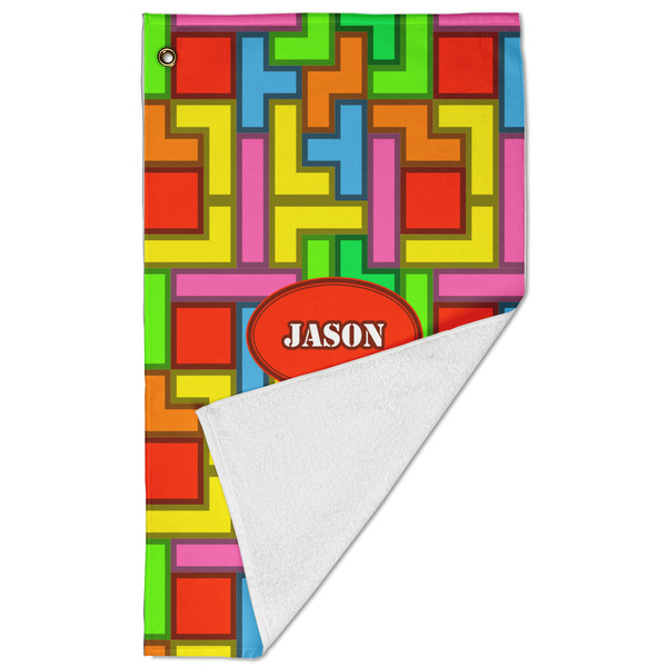 Tetromino Golf Towel - Folded (Large)