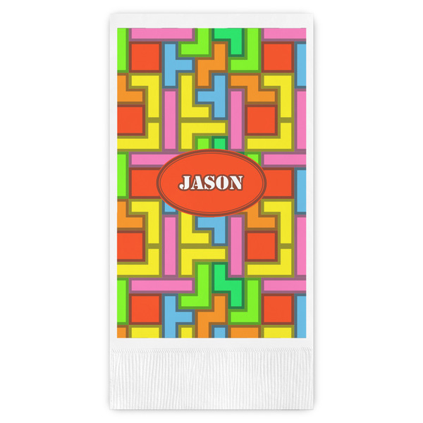 Custom Tetromino Guest Towels - Full Color (Personalized)