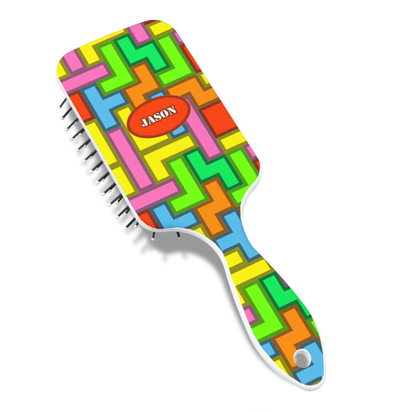 Tetromino Hair Brush - Angle View