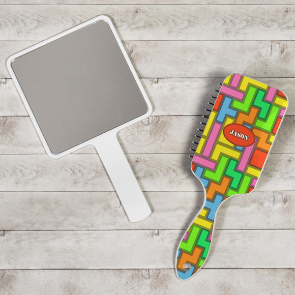 Tetromino Hair Brush - In Context