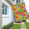 Tetromino House Flags - Double Sided - LIFESTYLE