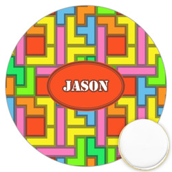 Tetromino Printed Cookie Topper - 3.25" (Personalized)