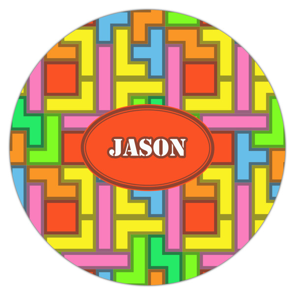 Tetromino Icing Circle - Large - Single