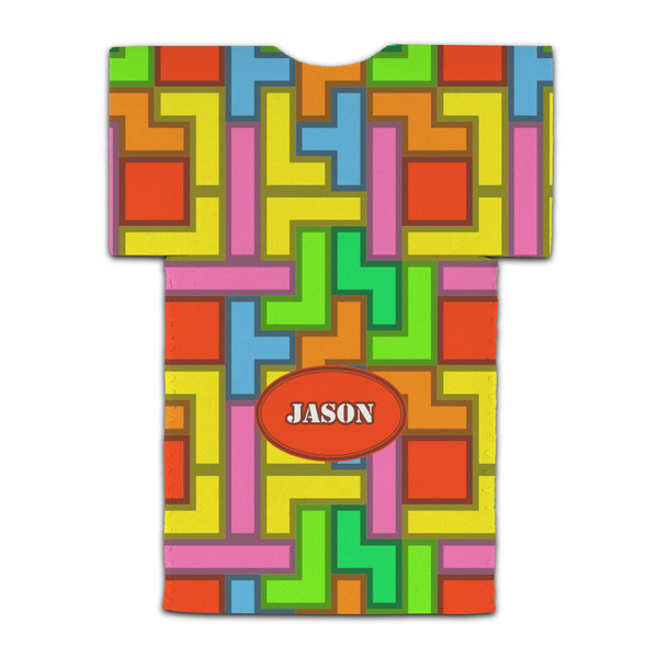 Tetromino Jersey Bottle Cooler - BACK (flat)