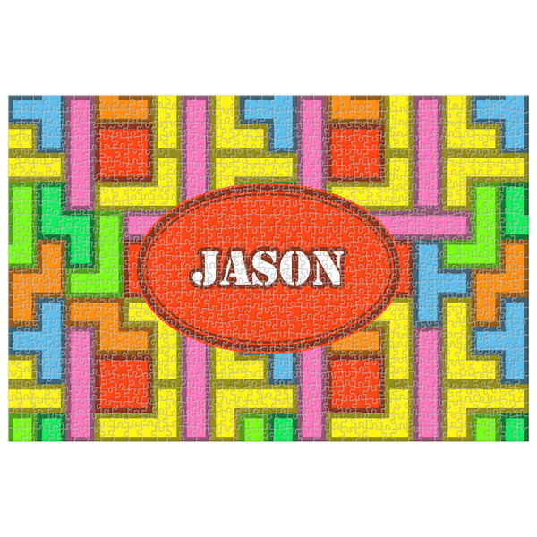 Custom Tetromino 1014 pc Jigsaw Puzzle (Personalized)