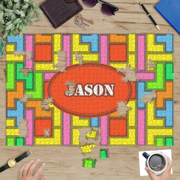 Tetromino Jigsaw Puzzle 1014 Piece - In Context