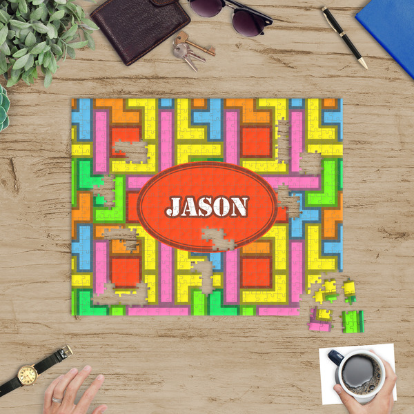 Tetromino Jigsaw Puzzle 500 Piece - In Context