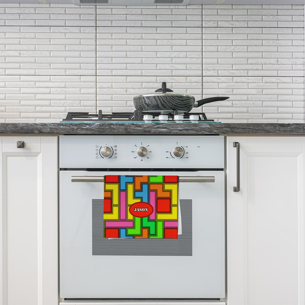 Tetromino Kitchen Towel - Poly Cotton - Lifestyle