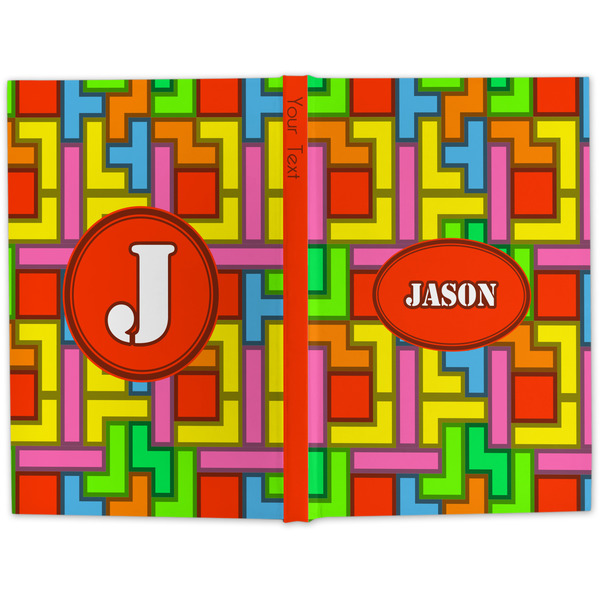 Tetromino Large Hard Cover Journal - Apvl