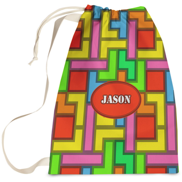 Custom Tetromino Laundry Bag - Large (Personalized)