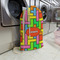 Tetromino Large Laundry Bag - In Context