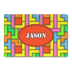 Tetromino Large Rectangle Car Magnet (Personalized)