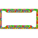 Tetromino License Plate Frame (Personalized)