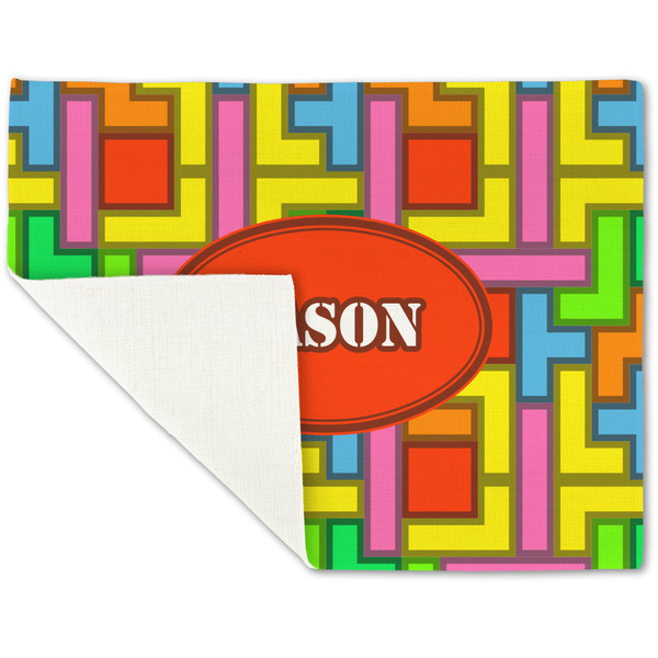 Tetromino Linen Placemat - Folded Corner (single side)