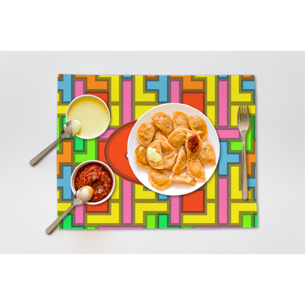 Tetromino Linen Placemat - Lifestyle (single)