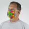 Tetromino Mask - Quarter View on Guy