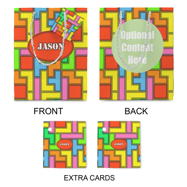 Tetromino Medium Gift Bag - Approval
