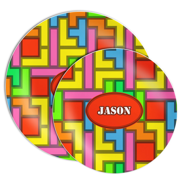 Tetromino Melamine Plates - PARENT/MAIN