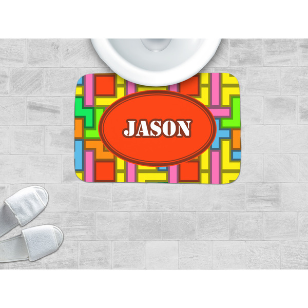 Tetromino Memory Foam Bath Mat - LIFESTYLE