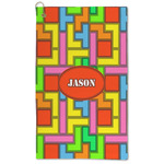 Tetromino Microfiber Golf Towel (Personalized)