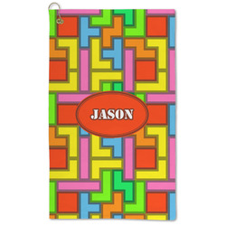Tetromino Microfiber Golf Towel - Large (Personalized)