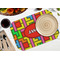 Tetromino Octagon Placemat - Single front (LIFESTYLE) Flatlay