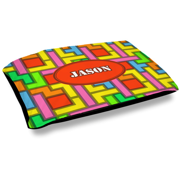 Custom Tetromino Outdoor Dog Bed - Large (Personalized)