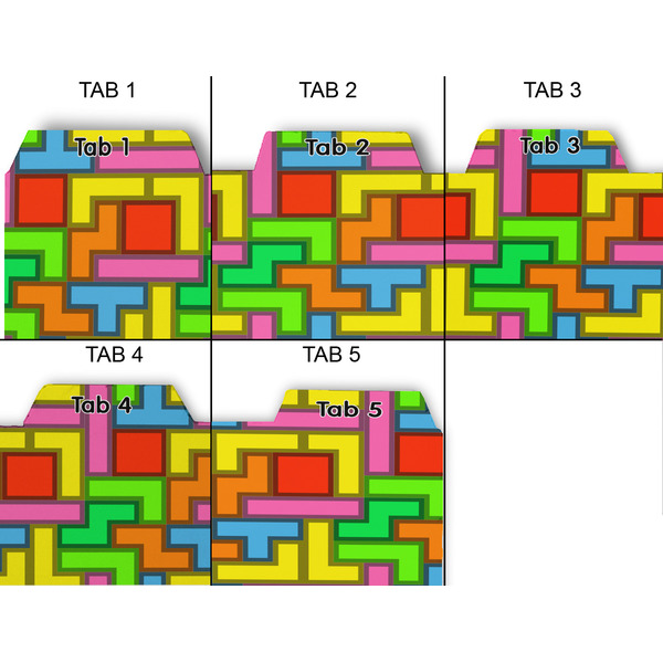 Tetromino Page Dividers - Set of 5 - Approval