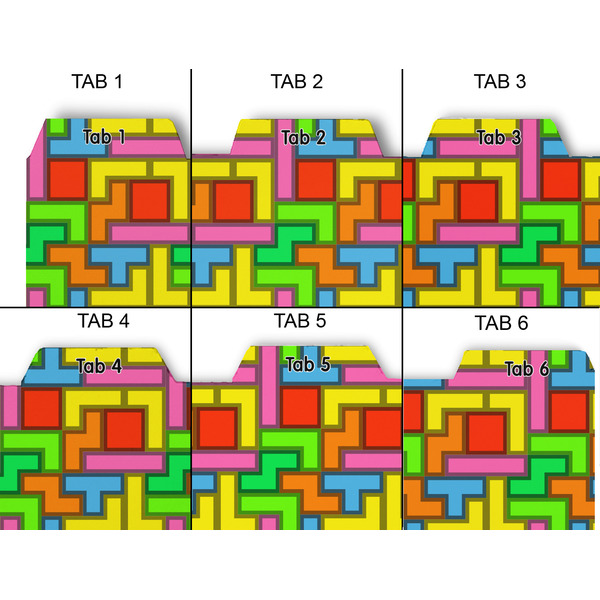 Tetromino Page Dividers - Set of 6 - Approval