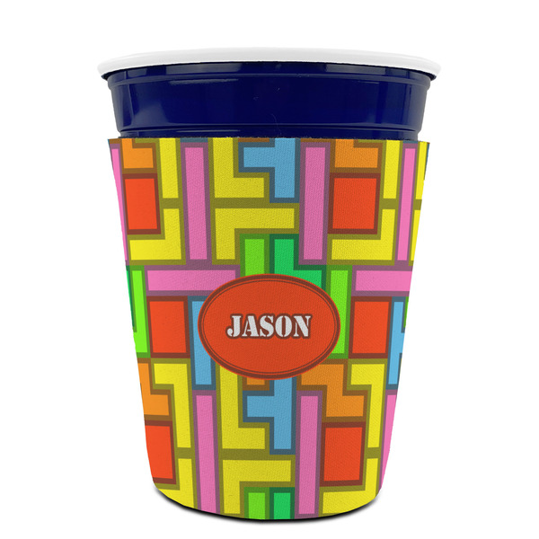 Tetromino Party Cup Sleeves - without bottom - FRONT (on cup)
