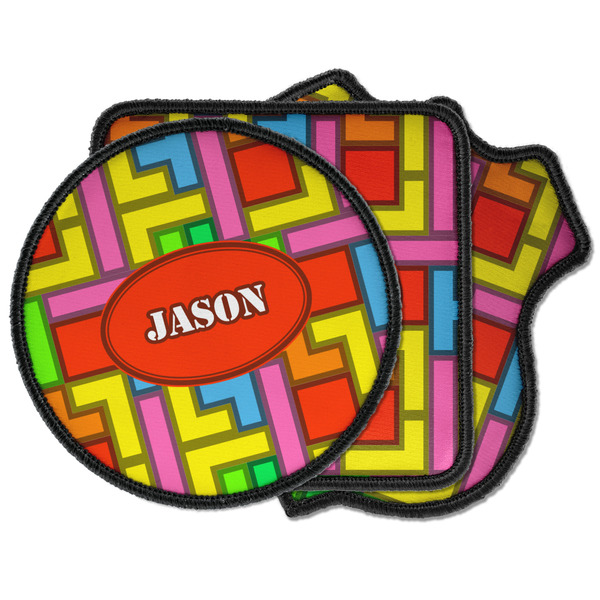 Custom Tetromino Iron on Patches (Personalized)