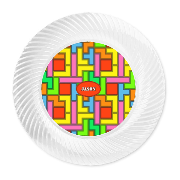 Tetromino Plastic Party Dinner Plates - Approval
