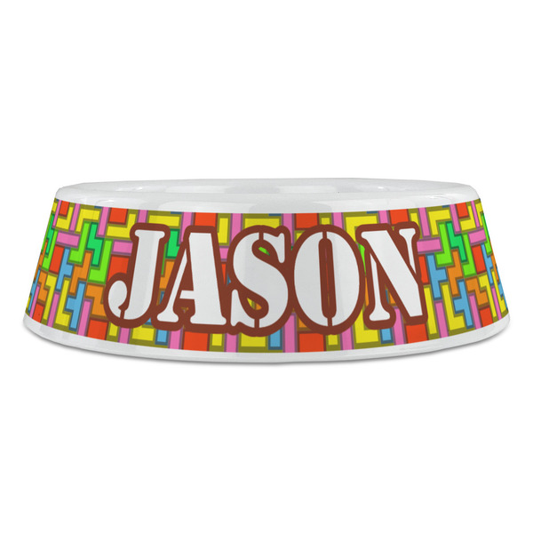 Tetromino Plastic Pet Bowls - Large - FRONT