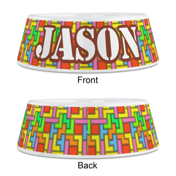 Tetromino Plastic Pet Bowls - Medium - APPROVAL