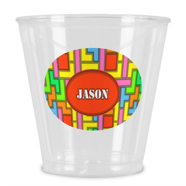 Custom Tetromino Plastic Shot Glass (Personalized)