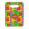 Tetromino Rectangle Trivet with Handle - FRONT