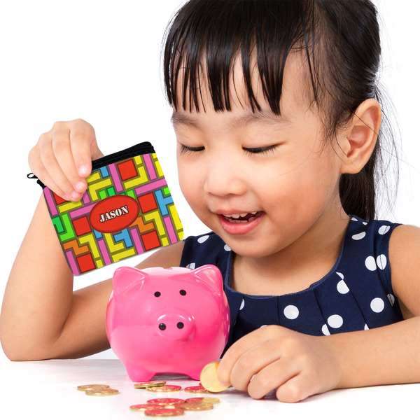 Tetromino Rectangular Coin Purses - LIFESTYLE (child)