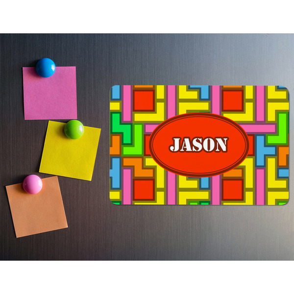 Tetromino Rectangular Fridge Magnet - LIFESTYLE