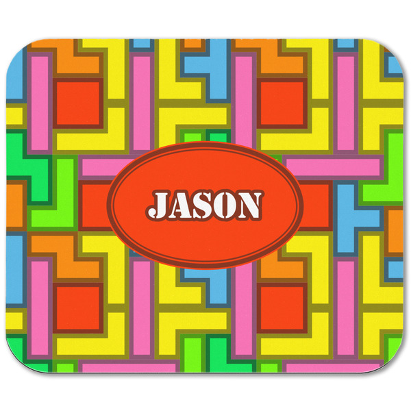 Tetromino Rectangular Mouse Pad - APPROVAL