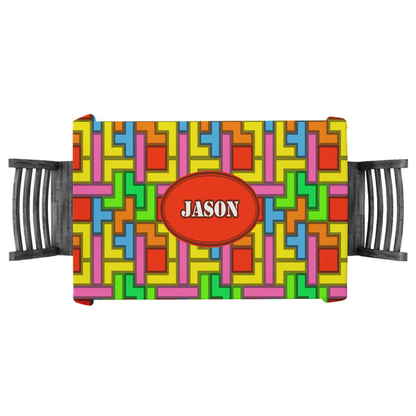Custom Tetromino Tablecloth - 58"x58" (Personalized)