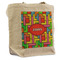 Tetromino Reusable Cotton Grocery Bag - Front View