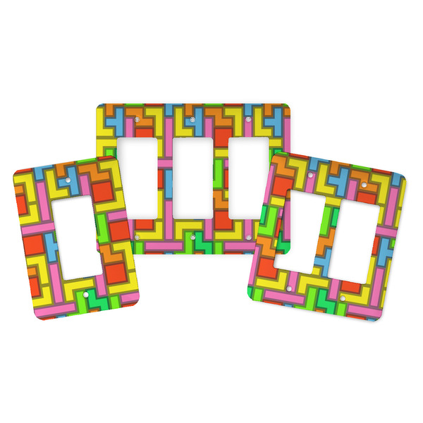 Tetromino Rocker Light Switch Covers - Parent - ALL VARIATIONS